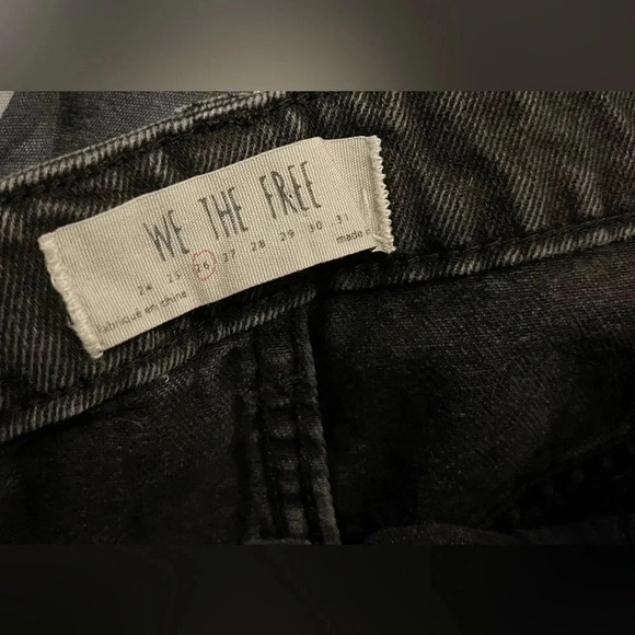 Free People haven zip front mini skirt gray grundge punk edgey fall goth - Picture 4 of 5